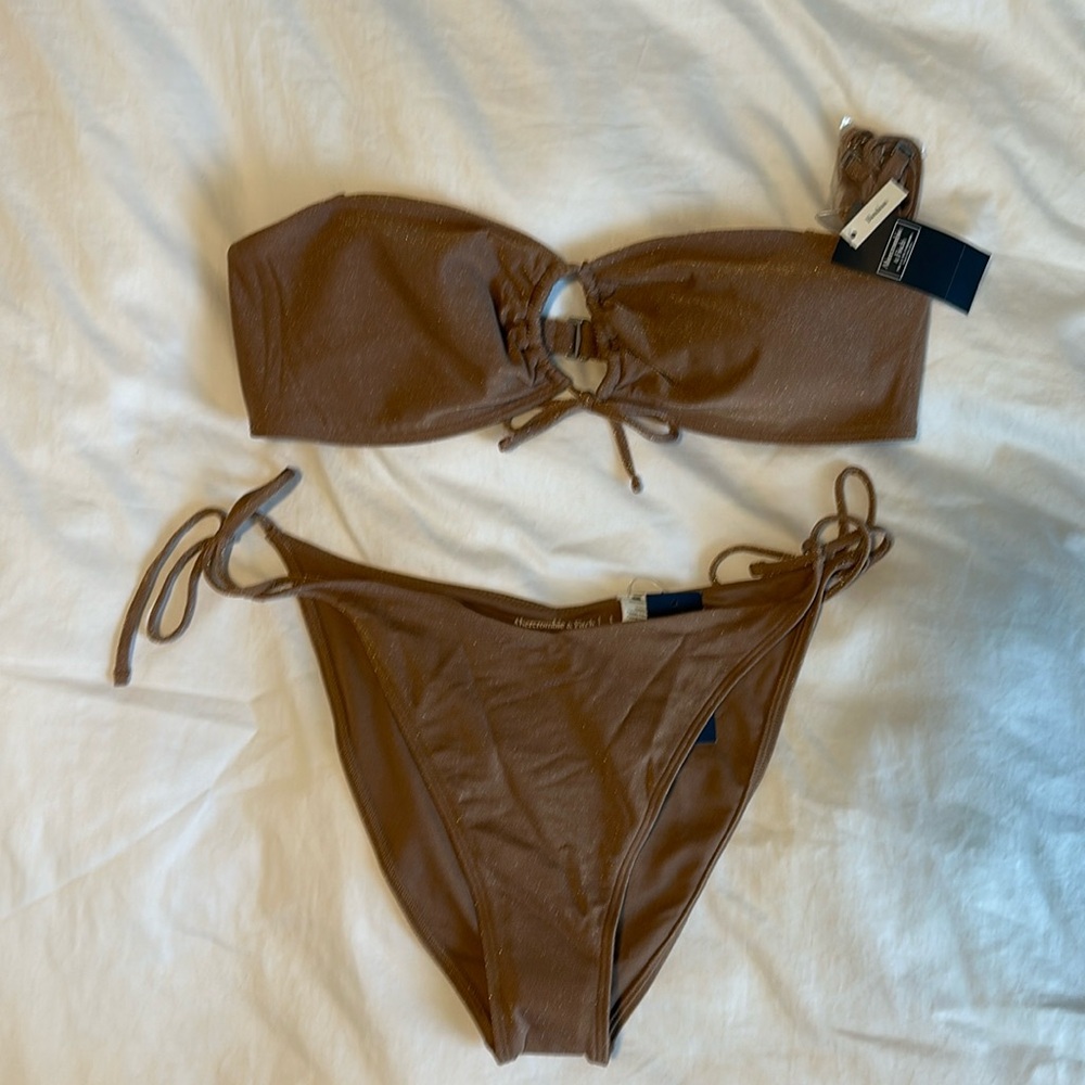 Tan Bandeau Bikini